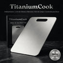 Kit com 3 Tábuas de Inox Puro Anti-Bacteriana • TitaniumCook